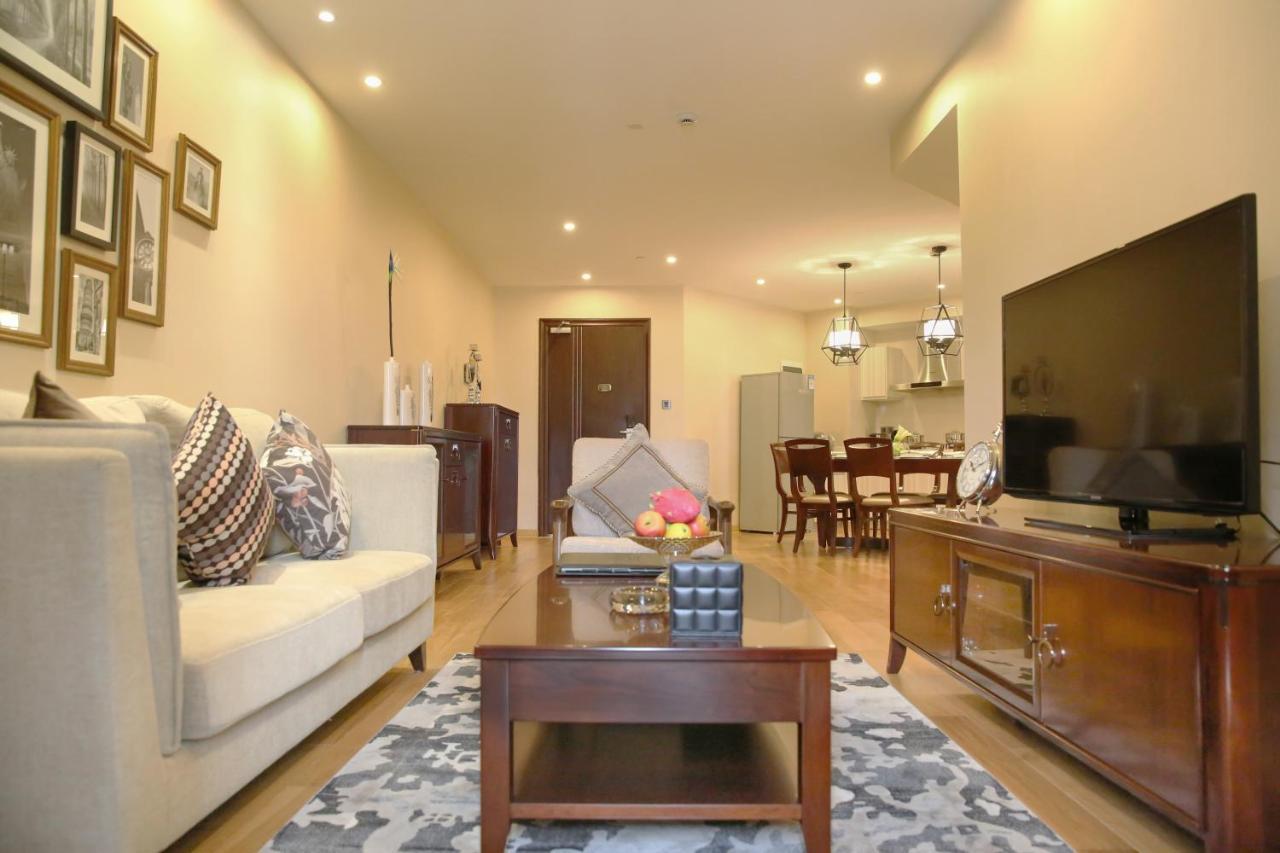 Green Court Residence Jinqiao Diamond Shanghai Buitenkant foto