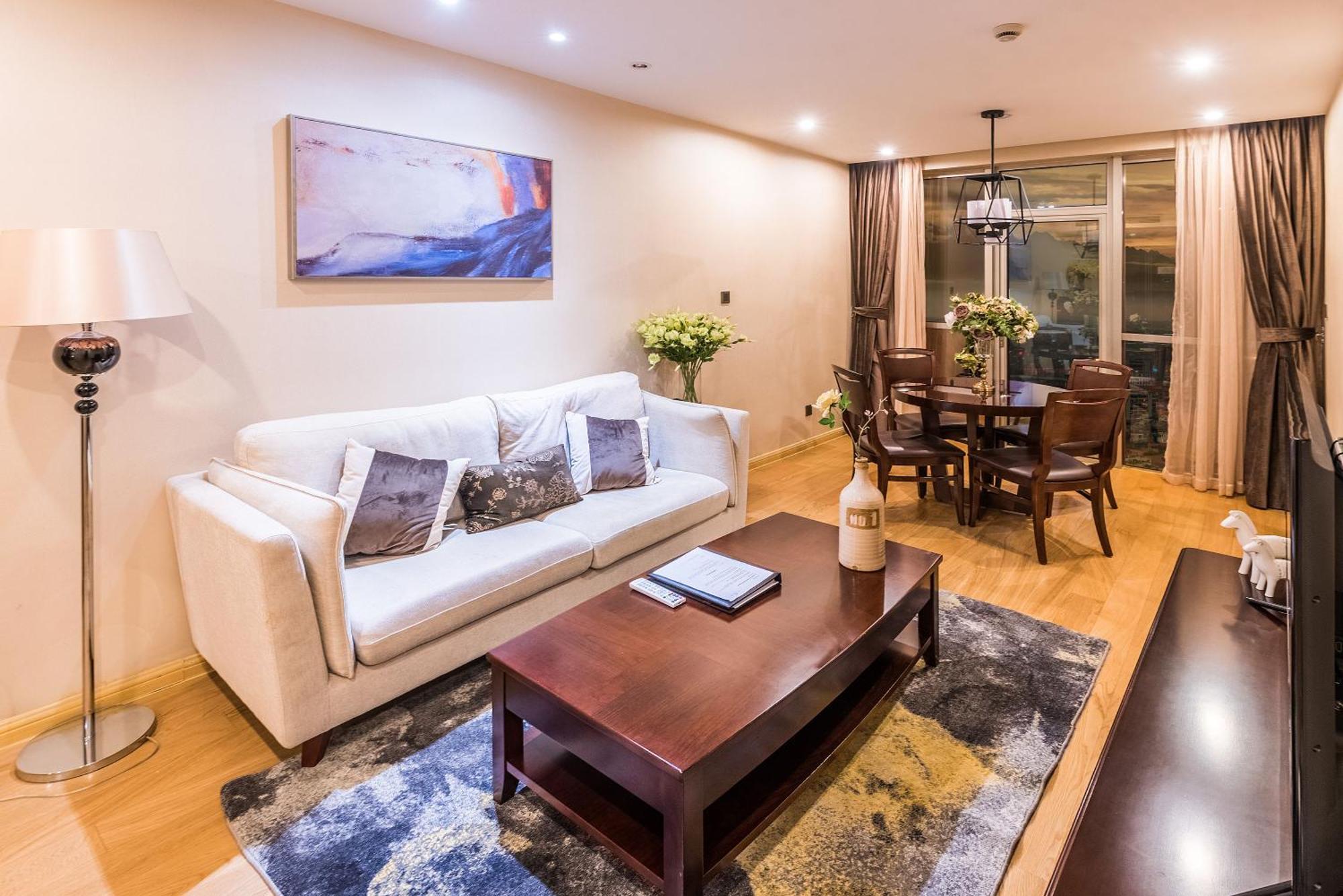 Green Court Residence Jinqiao Diamond Shanghai Buitenkant foto