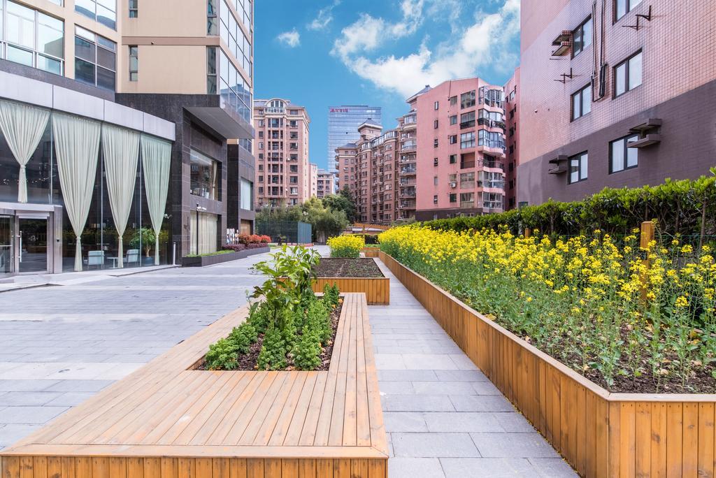Green Court Residence Jinqiao Diamond Shanghai Buitenkant foto