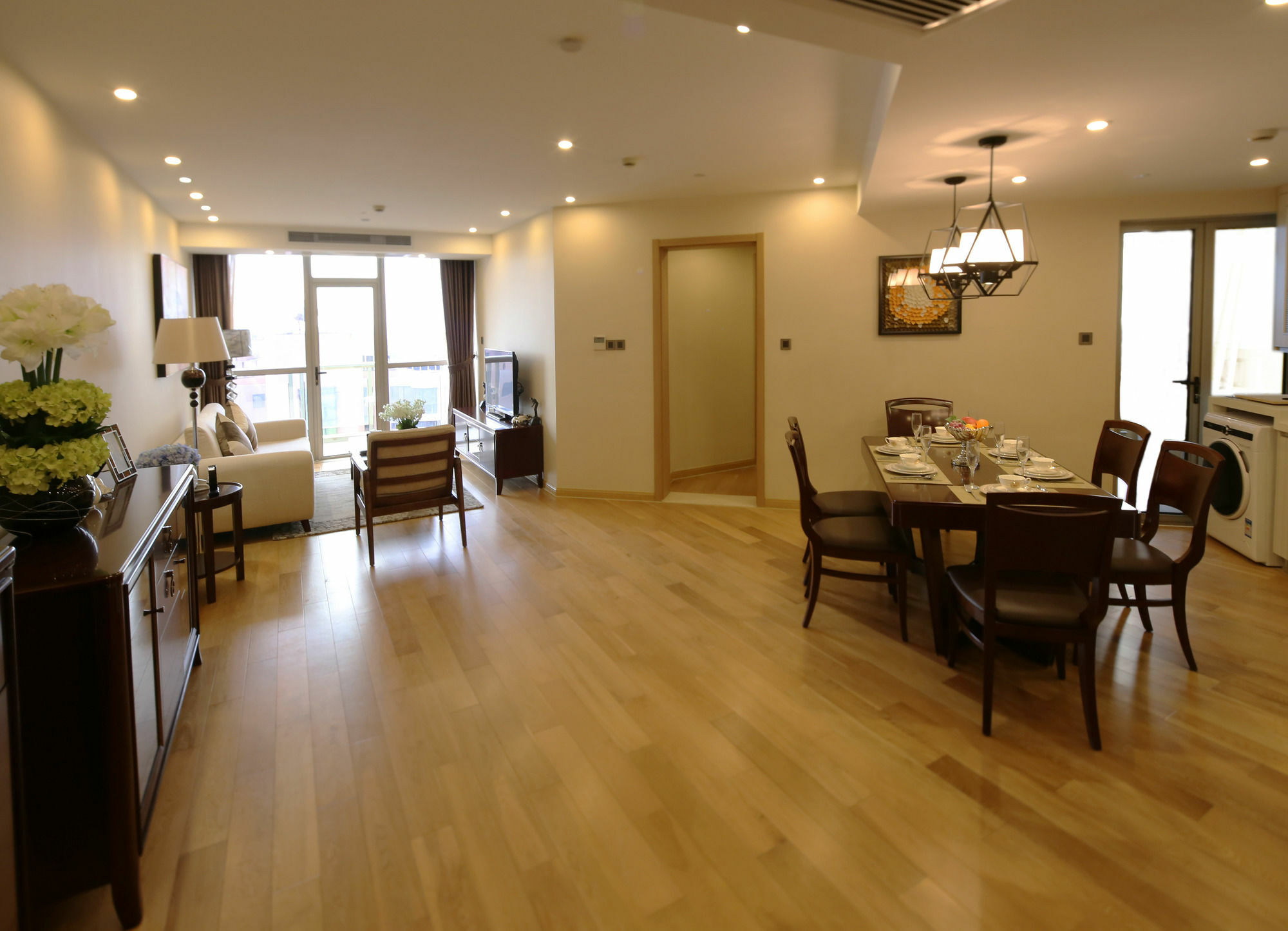 Green Court Residence Jinqiao Diamond Shanghai Buitenkant foto