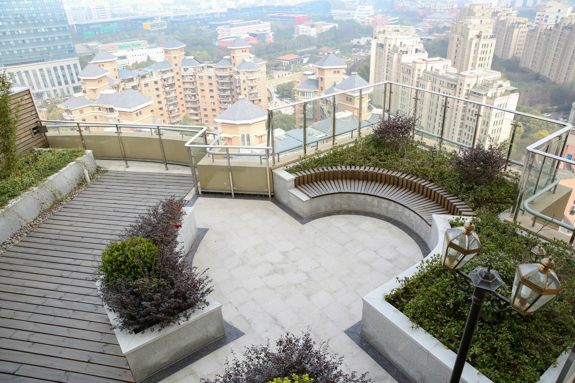 Green Court Residence Jinqiao Diamond Shanghai Buitenkant foto