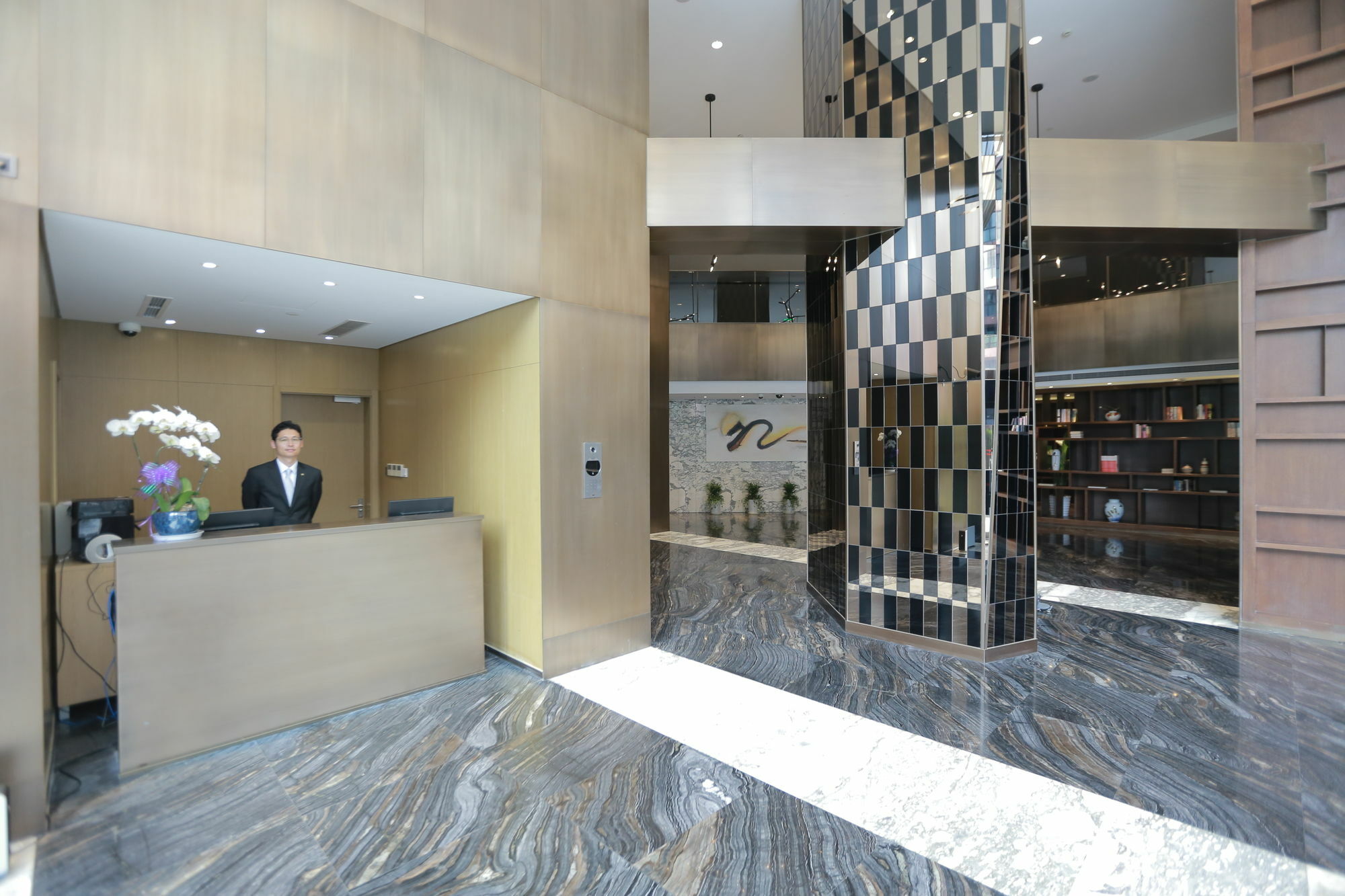 Green Court Residence Jinqiao Diamond Shanghai Buitenkant foto